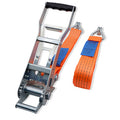 5 Ton Hi Vis Ergonomic Ratchet Strap – Long Handle Heavy Duty Tie Down Strap, 4m to 20m