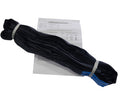Round Webbing Sling 2 Tonne WLL Black – Endless Lifting Sling, 0.5m to 4m EWL