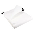 200gsm Flame Retardant White Tarpaulin – Outdoor & Industrial Use