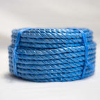 30m Blue Poly Rope Coil & Lorry Rope – Heavy Duty Utility Rope