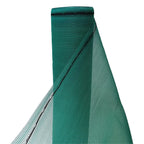 110gsm Green HDPE Wind Barrier Mesh with 50% Shade & 40% Airflow Reduction – UV Stabilised with 5cm Eyelets