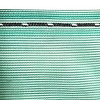 110gsm Green HDPE Wind Barrier Mesh with 50% Shade & 40% Airflow Reduction – UV Stabilised with 5cm Eyelets