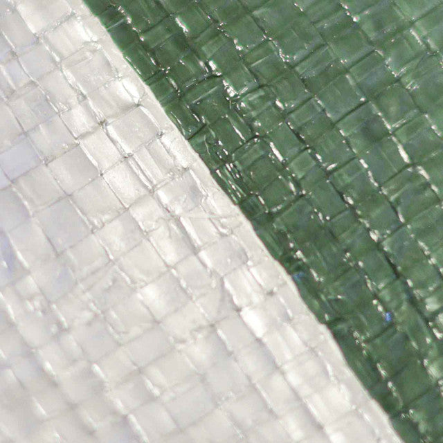 140GSM Waterproof Tarpaulin Green/Silver – Heavy Duty Cover Sheet with Eyelets