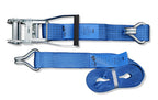 5 Ton Ratchet Straps with Double J Hooks – Heavy Duty Tie Down Straps, 2m to 50m