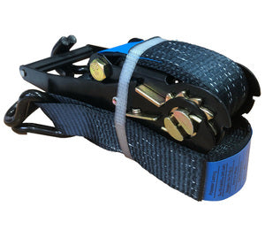 5 Ton Black Ratchet Straps – Heavy Duty Tie Down Straps, 4m to 15m