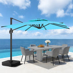 Aegis Pro All-Weather Cantilever Parasol – Reinforced & Powder-Coated Aluminium Ribs and Pole