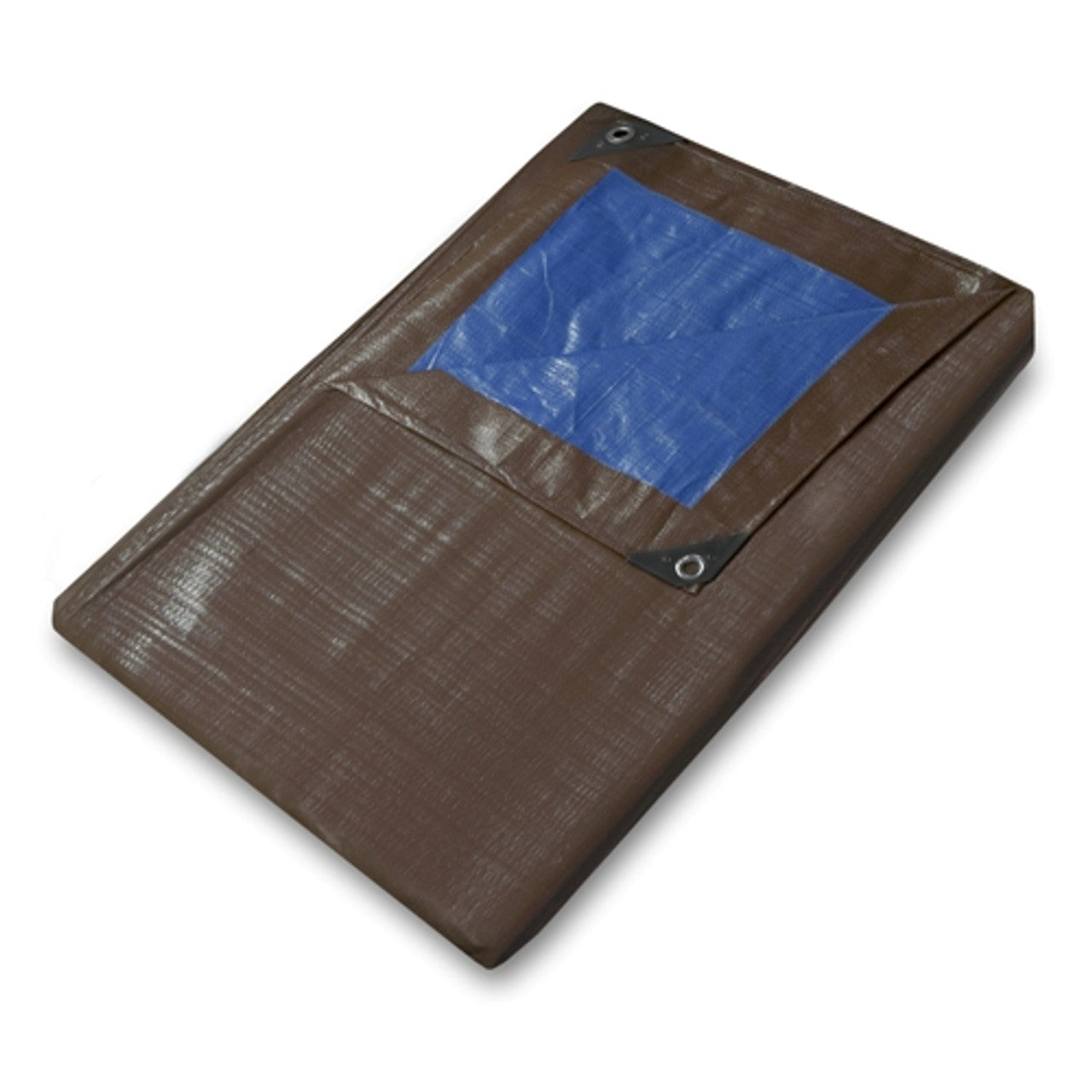 185gsm Brown Blue Heavy Duty Tarpaulin – Waterproof Tarp for Outdoor Use