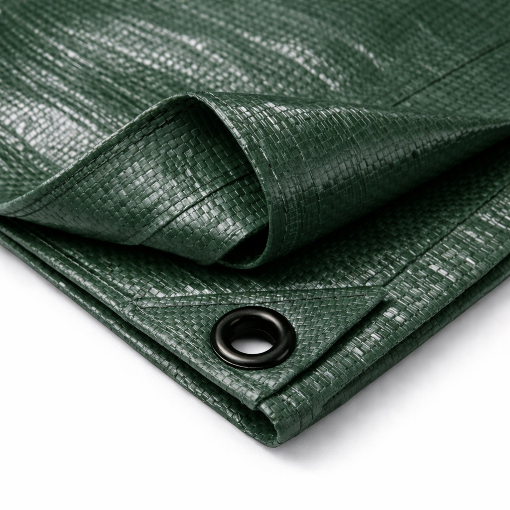 Heavy Duty Waterproof Tarpaulin 200gsm - UV-Protected Polyethylene Cover with Reinforced Eyelets for All Weather Use