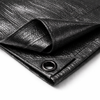 Heavy Duty Waterproof Tarpaulin 200gsm - UV-Protected Polyethylene Cover with Reinforced Eyelets for All Weather Use