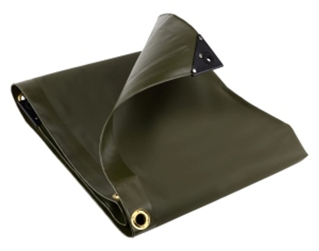 560gsm PVC Heavy Duty Tarpaulin – Waterproof Ultra Tough Cover Green