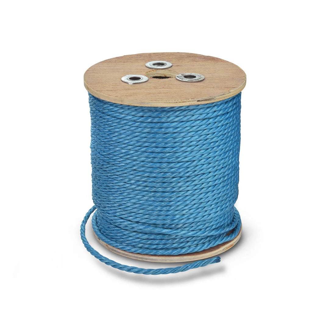 500m Heavy Duty Lorry Rope on Wooden Reel – 6mm Polypropylene Load Securing Rope