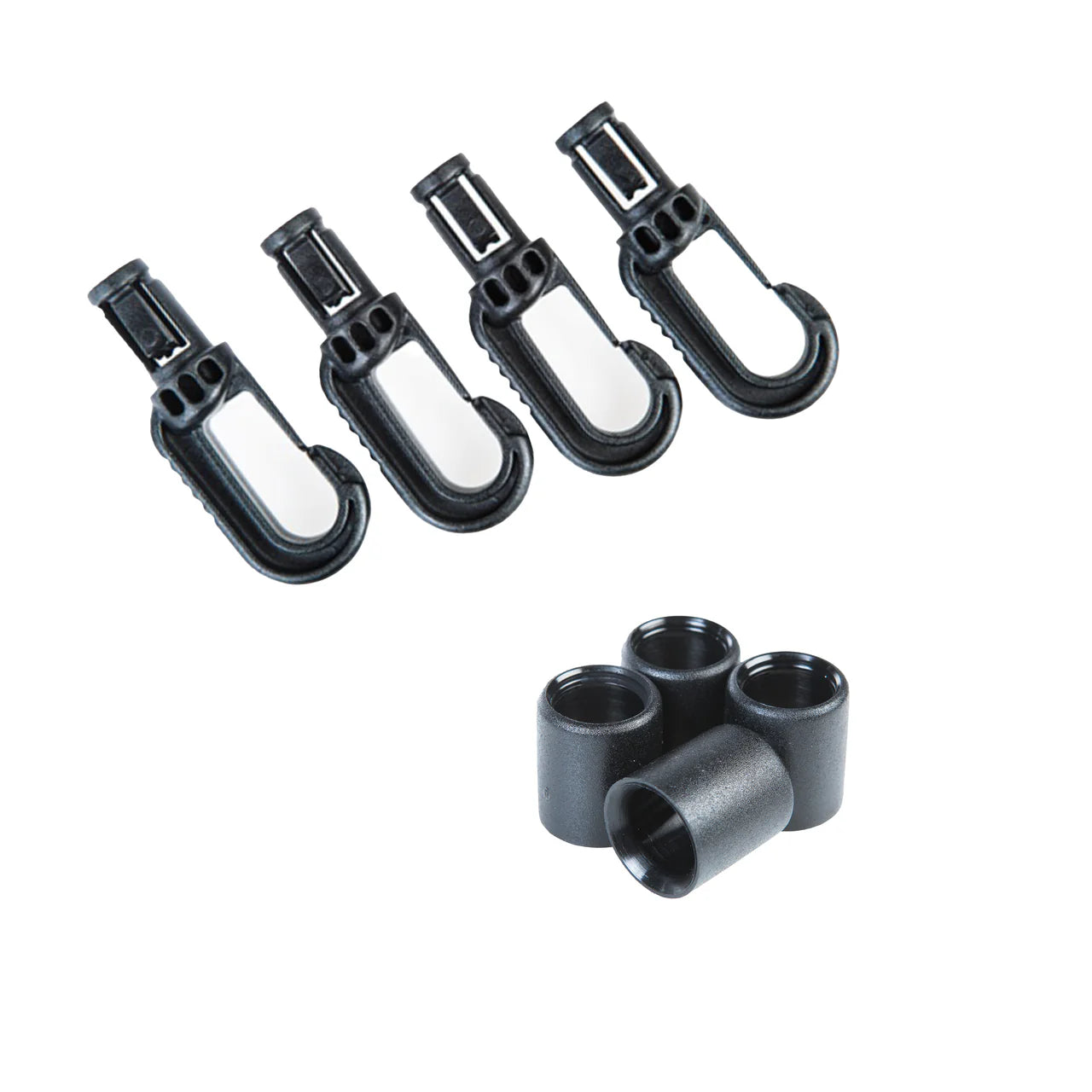 Black Auto-Locking Shock Cord Hook