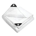 Clear Heavy Duty Tarpaulin Waterproof Cover Ground Sheet Transparent Tarpaulin