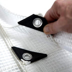 Clear Heavy Duty Tarpaulin Waterproof Cover Ground Sheet Transparent Tarpaulin