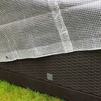 Clear Heavy Duty Tarpaulin Waterproof Cover Ground Sheet Transparent Tarpaulin